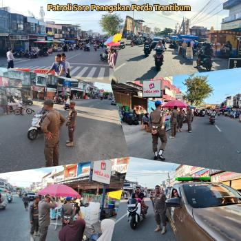 Pasar Tumpah Mulai Muncul, Satpol PP Kampar Lakukan Penertiban