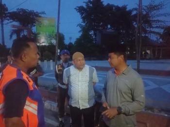 Plt Kasatpol-PP Kampar Dampingi Bupati Turun Lapangan Tertibkan Balap Liar di Bangkinang