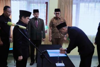 Bupati Ahmad Yuzar Fokus Tingkatkan Kinerja, Pj Sekda Lantik Sejumlah Pejabat