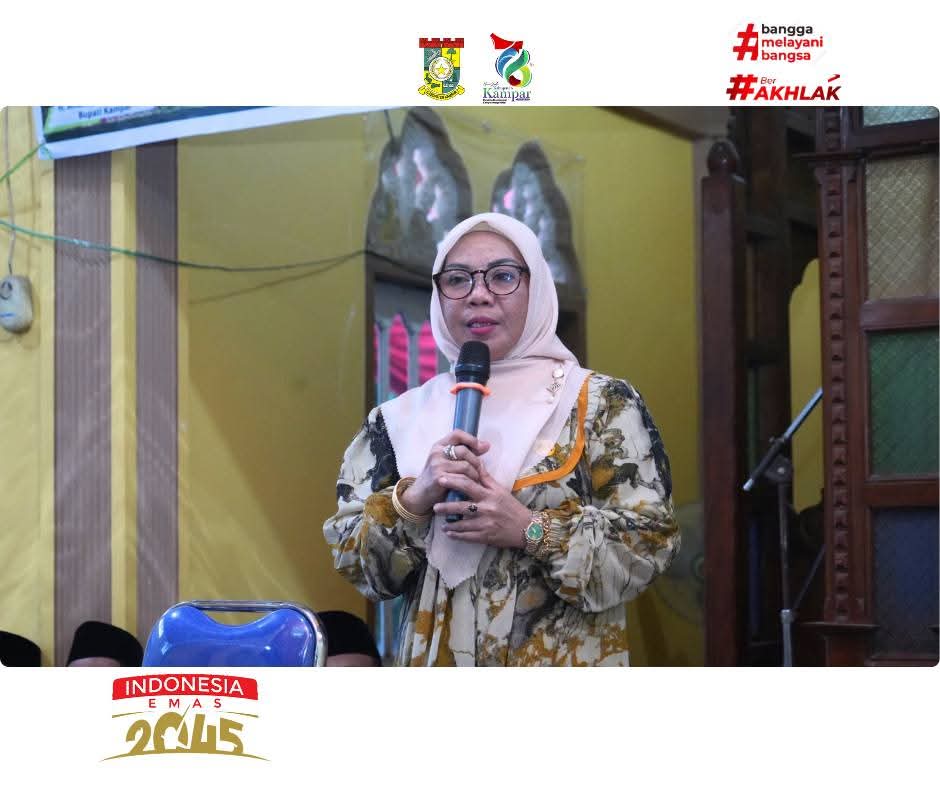 Wakil Bupati Kampar Salurkan Bantuan Masjid dalam Safari Ramadhan