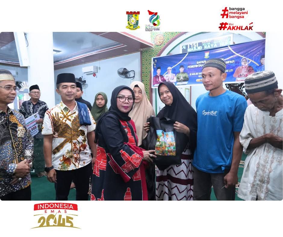 Temui Warga Sungai Liti, Wabup Kampar Misharti Ajak Perkuat Ukhuwah Ramadan