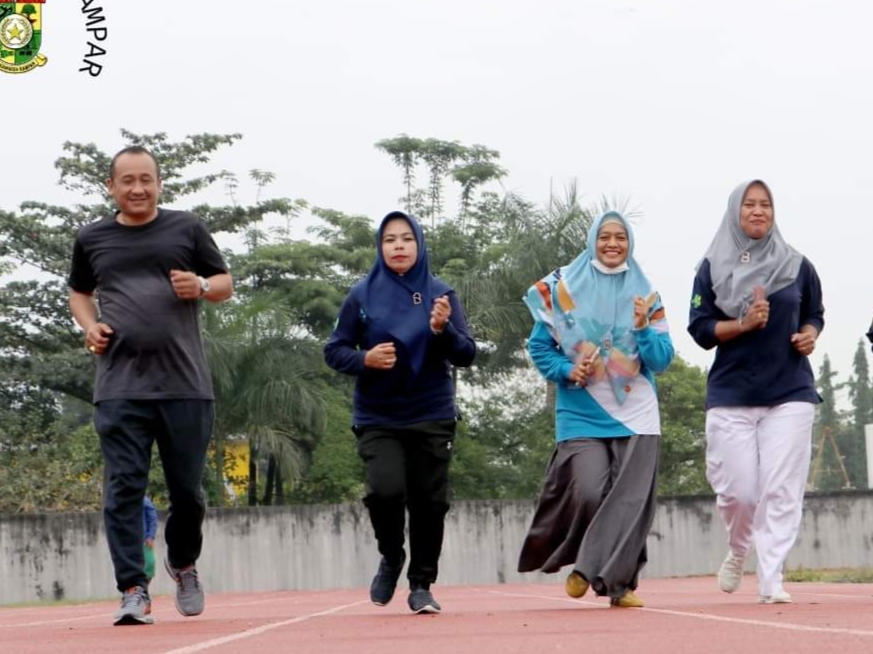 Dinkes Kampar Pantau Kebugaran Pegawai Melalui Aplikasi Sipgar