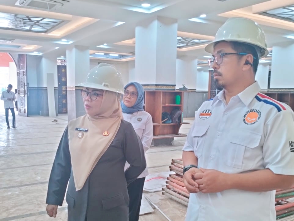 Wabup Kampar Cek Progres Renovasi Islamic Center Bangkinang